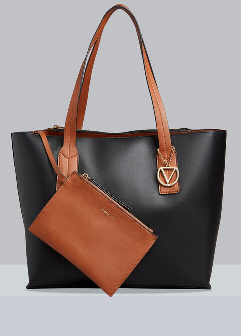Dolce Vita Faux Leather Tote, Black image number 0