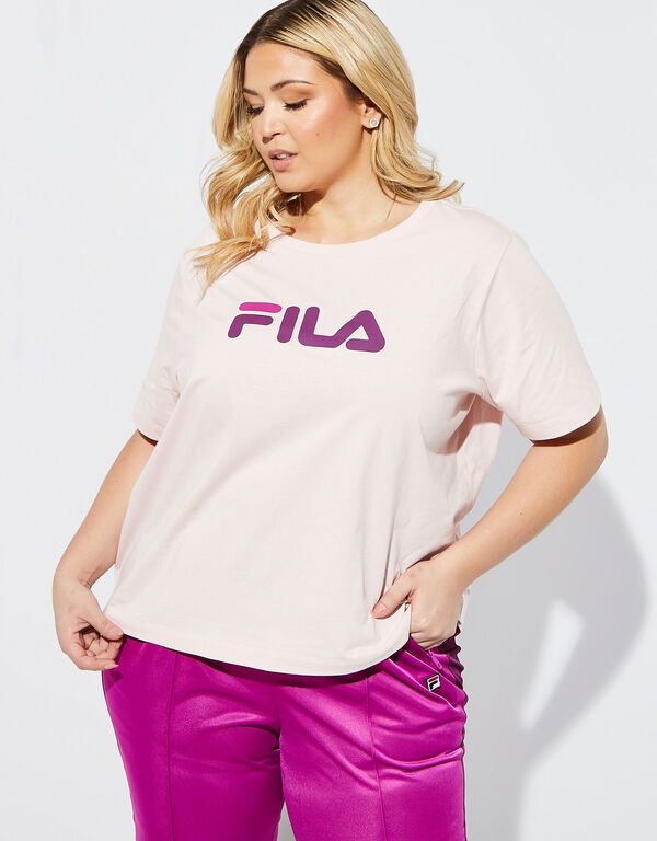Plus Size Tee FILA T Shirt Plus Size Womens Work Out image number 0
