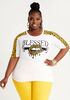 Embellished Blessed Graphic Tee, White image number 0
