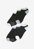 Just Me 6Pk Half Cushioned Socks, Black image number 0