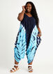 Tie-Dye Cover Up Jumpsuit, Blue image number 0