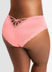Microfiber & Lace Hipster Panty, Pink image number 1