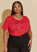 Flawless Embellished Tee, Barbados Cherry image number 0