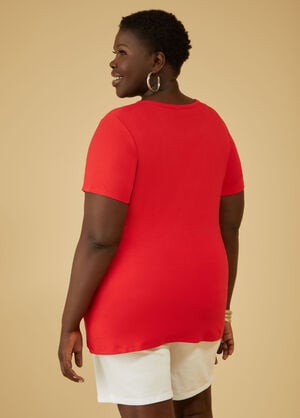 Juneteenth Affirmations Tee, Red image number 1