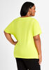 DKNY Block Logo T Shirt, Yellow image number 1
