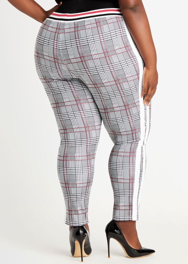 Plaid Athleisure Jogger, Rhododendron image number 1
