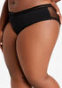 Micro & Dot Mesh Hipster Brief, Black image number 1