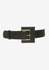 Buckle Stretch Waist Belt, Black image number 1