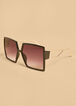 Oversized Square Framed Sunglasses, Black image number 2