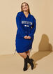 Houston Ruched Hoodie Dress, Sodalite image number 2