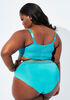 Balconette Butterfly Bra, Teal image number 1