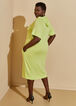Grace & Mercy Graphic Hooded Dress, Bright Chartreuse image number 1