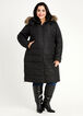 Quilted Puffer Long Coat, Black image number 0