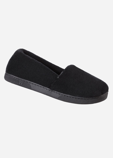 Isotoner Microterry Espadrille, Black image number 0