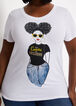 Curves Are Exclusive Graphic Tee, White image number 2