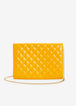 Yellow Chain Strap Shoulder Bag, Citrus image number 1