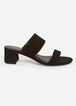 Clear Strap Wide Width Sandals, Black image number 2