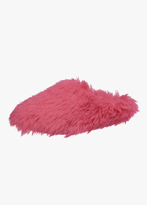 Nine West Fuzzy Faux Fur Clogs, Very Berry image number 0