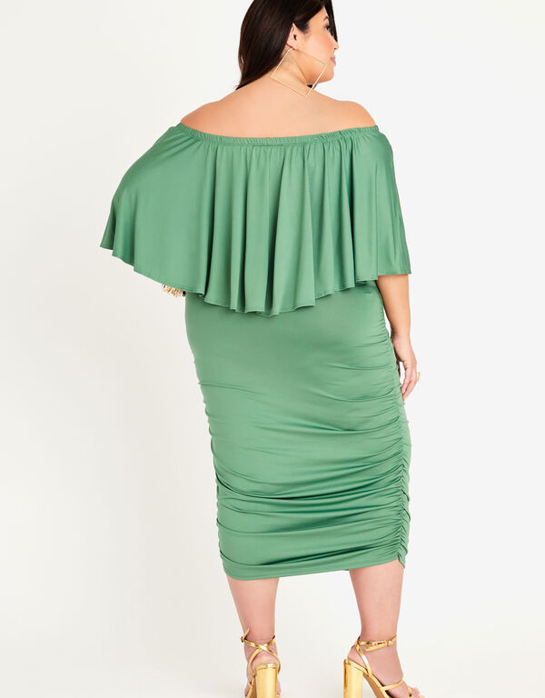 Off The Shoulder Bodycon Dress, FAIRWAY image number 1