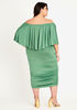 Off The Shoulder Bodycon Dress, FAIRWAY image number 1