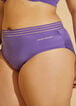 Sheer Waist Brief Panty, Purple Opulence image number 2