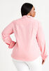 Pink Cotton Button Up Top, Geranium Pink image number 1