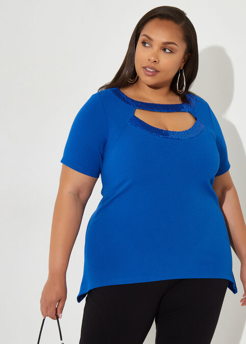 Plus Size knit top plus size short sleeve top plus size knitted shirts image