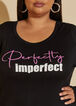 Perfectly Imperfect Graphic Tee, Black image number 2