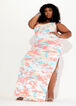 The Tamia Dress, Coral image number 1