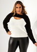 The Tiffany Sweater, Black Combo image number 2