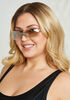 Rimless Tinted Sunglasses, Silver image number 0