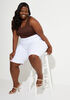 Stretch Power Twill Bermuda Shorts, White image number 0