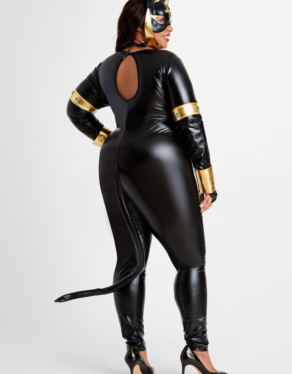 Divine Feline Halloween Costume, Black Combo image number 1