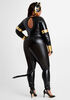 Divine Feline Halloween Costume, Black Combo image number 1