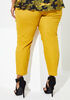 Cutout Distressed Jeggings, Nugget Gold image number 1