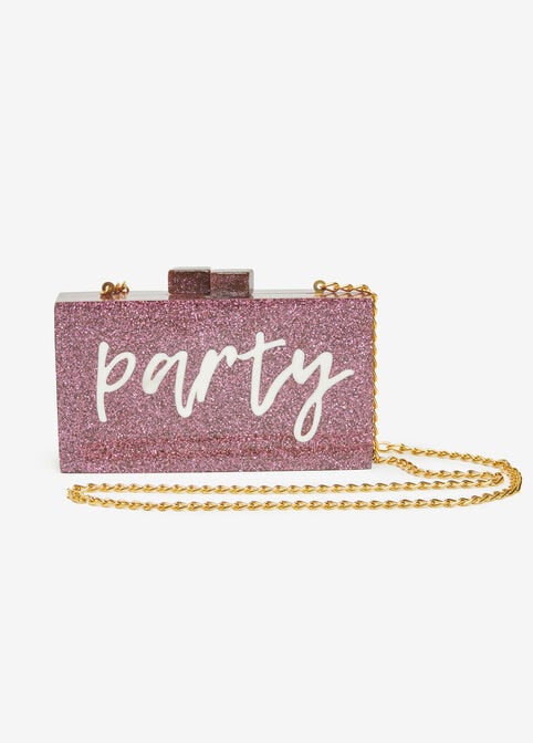Lulu Party Box Clutch, Purple image number 0