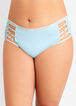 Microfiber Cutout Hipster Panty, Teal image number 0