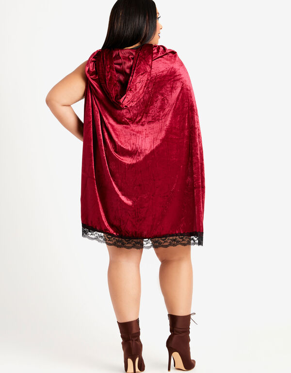 Red Riding Hood Halloween Costume, Red image number 1
