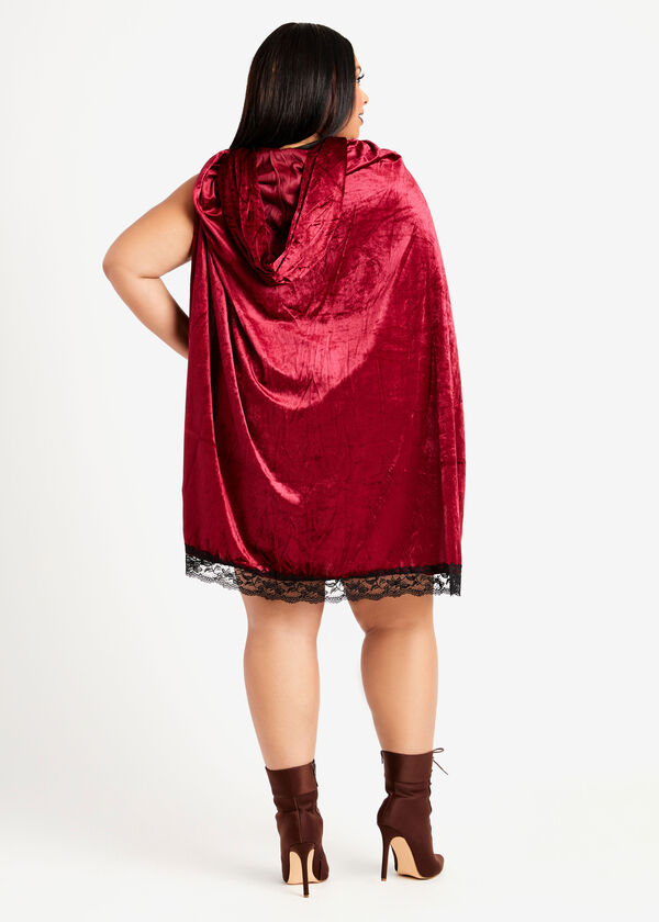Red Riding Hood Halloween Costume, Red image number 1
