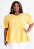Plus Size blouse plus size summer top business work shirt image number 0