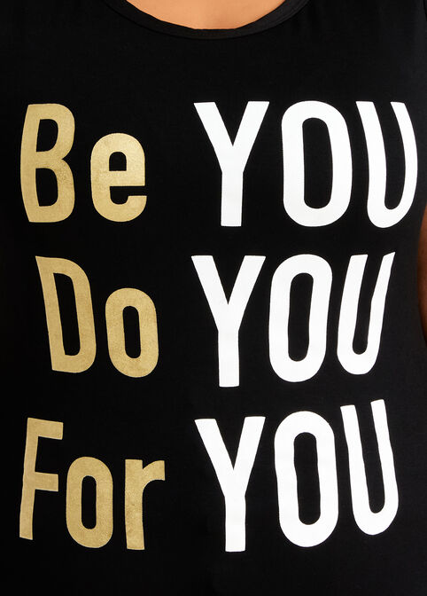Do You Be You Graphic Tee, Black image number 1