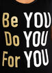 Do You Be You Graphic Tee, Black image number 1