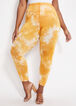 Plus Size Tie-Dye High Waist Stretch Legging Two Piece Outfit Sets image number 0
