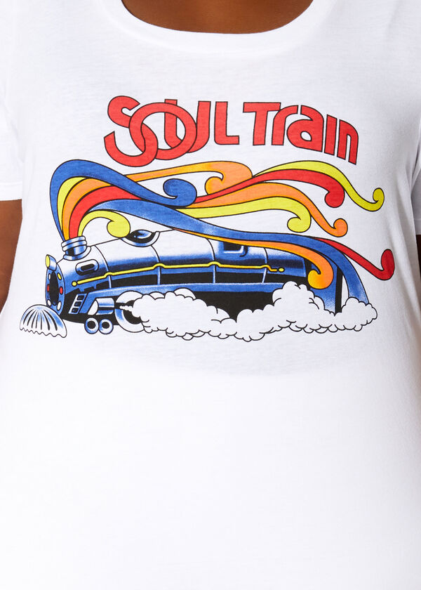 BET Soul Train Graphic Tee, White image number 1