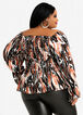Animal Colorblock Smocked Top, Rocky Road image number 1