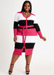 Plus Size Sweater Dresses Plus Size Belted Stripe Sweater Dress image number 0
