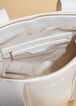 Bebe Hana Faux Leather Tote, White image number 3