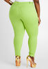 Stretch High Waist Skinny Jeans, Parrot Green image number 1