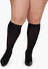 MeMoi Opaque Knee High Tights, Black image number 0