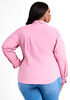 Tall Collared Cotton Blend Shirt, Foxglove image number 1